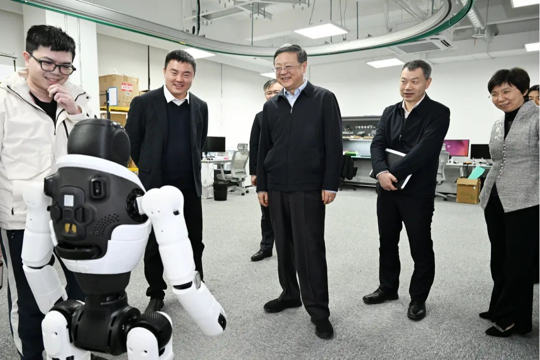 上海市委书记陈吉宁专题调研yl7703永利机器人